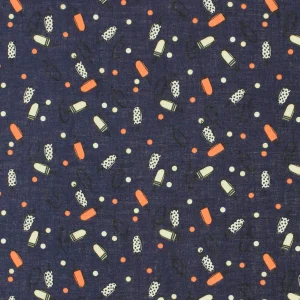 Algodão Estampado gelados- azul