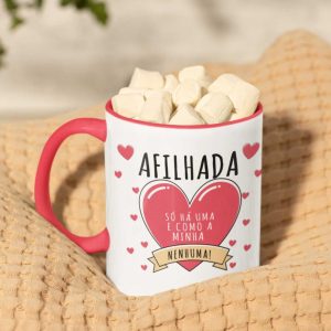 Caneca Afilhada e Afilhado de Coração
