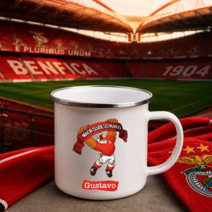 Caneca de Esmalte Águia Vitória