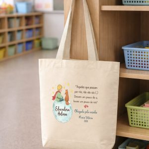 Tote Bag Aqueles que passam por nós, não vem sós(…)Deixam um pouco de si e levam um pouco de nós