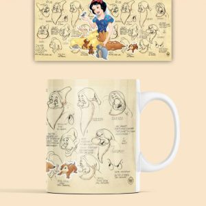 Caneca A Branca de Neve e os 7 anões