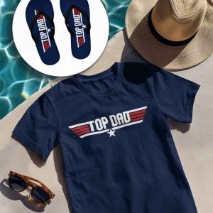 Conjunto de T-Shirt e Chinelos Havaianas TOP DAD