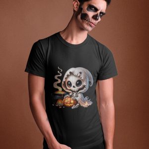 T-shirt Caveira das Abóboras