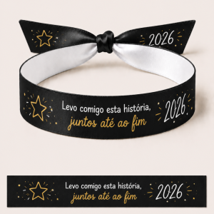 Pulseira Levo comigo esta história, juntos até ao fim