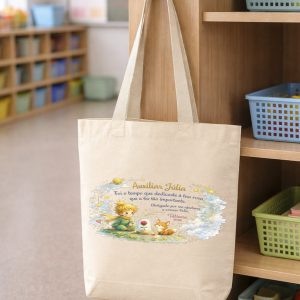 Tote Bag Foi pelo tempo que dedicaste à tua rosa que a fez tão importante