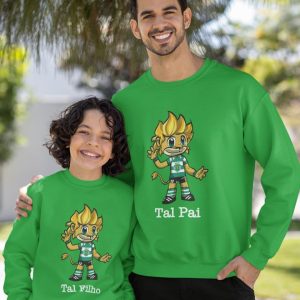 Conjunto de 2 Camisolas Jubas “Tal Pai, Tal Filho(a)”