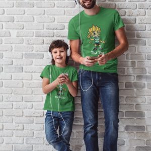 Conjunto de 2 T-Shirts Jubas “Tal Pai, Tal Filho(a)”