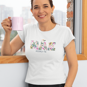 T-Shirt Mãe Adoro-te