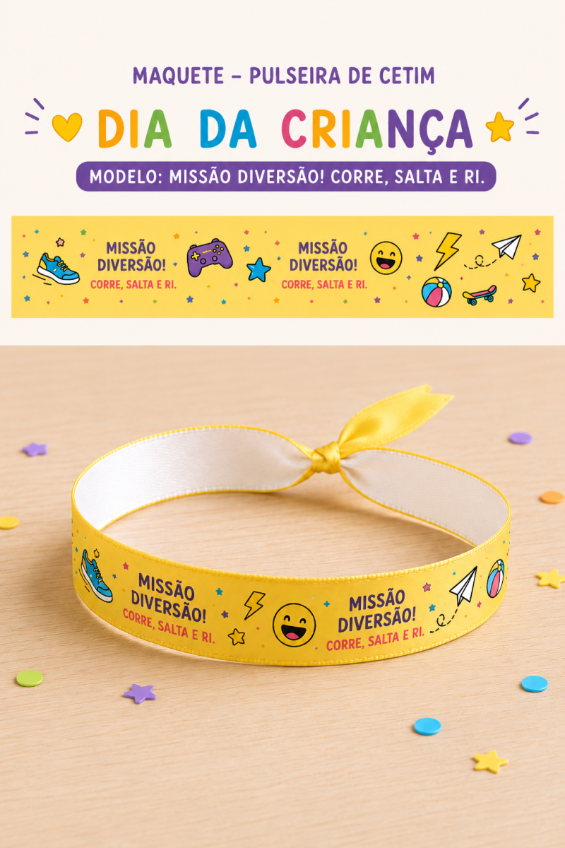 Pulseira Missão Diversão, Corre, salta e ri - Image 2