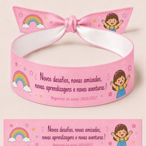 Pulseira Novos desafios, novas amizades, novas aprendizagens e novas aventuras!