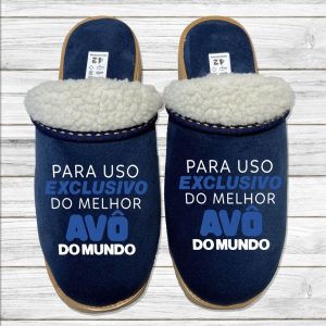 Chinelos Serra da Estrela Para Uso Exclusivo do melhor Avô