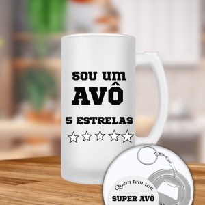 Caneca para cerveja Sou um Avô 5*