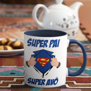 Caneca Super Pai, Super Avô