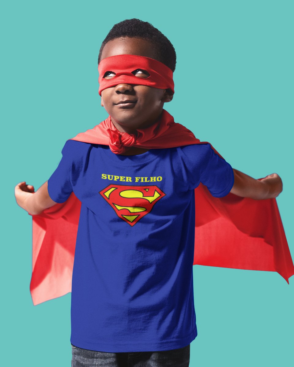 T-shirt Super Mãe, Super Filho, Super Filha (Super Homem) - Image 7