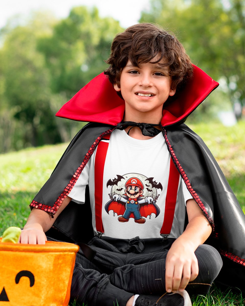 T-shirt Super Mário Halloween