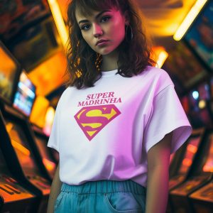 T-Shirt Super Madrinha (Super Homem)