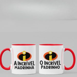 Caneca A Incrível Madrinha, O Incrível Padrinho