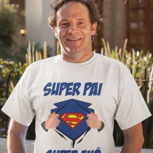 T-shirt Super Pai e Super Avô (Super Homem)